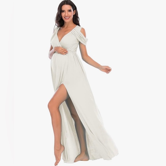 White Maxi Dress - Picture 1 of 4